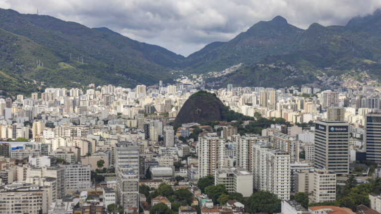 Vista de cima do bairro TIjuca no Rio de Janeiro