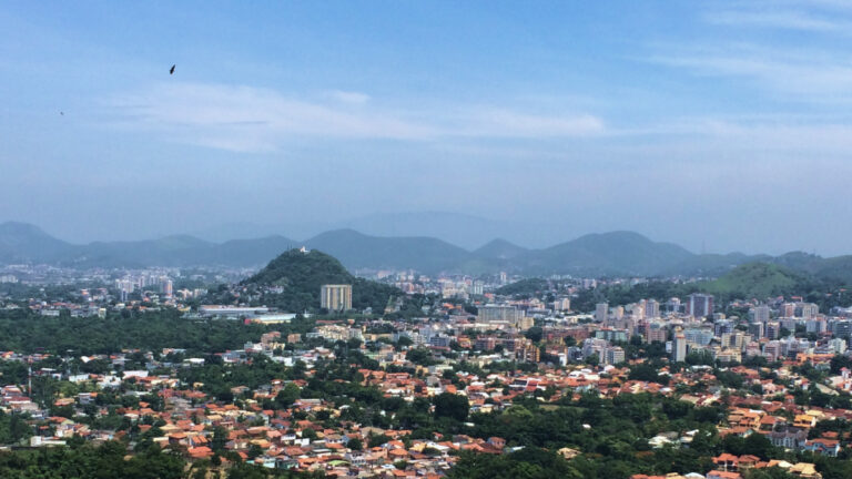 Vista do bairro Pechincha no Rio de Janeiro